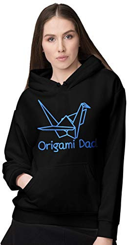 BLAK TEE Damen Origami DadKapuzenpullover L