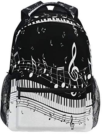 Sac à Dos pour Piano Notes de Musique et Livre Scolaire pour Adolescent, garçon, Fille, Enfants, Sac à Dos pour Voyage, Camping, Gym, randonnée