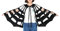 CoolChange Halloween Kostüm | Spinnenetz Umhang für Hexen & gruselige Monster | Schwarz