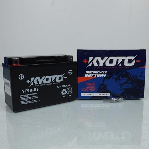 Kyoto - Batteria per scooter Yamaha 400 Ypr X-Max Abs 2013-2019 YT9B-BS SLA / 12 V 8 Ah
