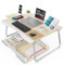 SAIJI Klappbarer Bett-Schreibtisch für Laptop, Essen, Frühstück, Schreiben, Gaming, extra groß, 65x49 cm, tragbarer Bodenständer, Laptop-Schreibtischtisch für Erwachsene, Tisch, Schoßschreibtisch