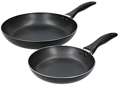 KitchenCraft Non Stick Induction Frying Pan Set in Gift Box, 28cm & 2cm Aluminium Frying Pans