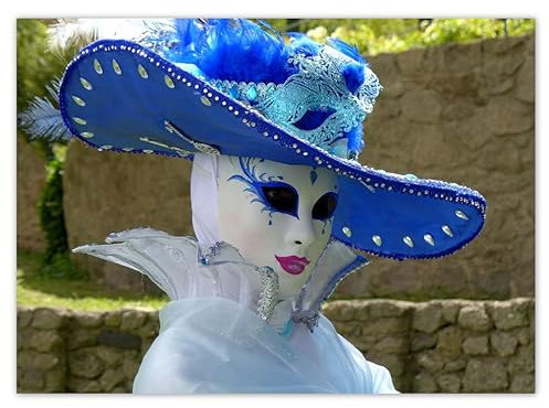 Vlies Tapete Premium Vlies Wand Art Decor 254x184cm Venedig Karneval Ball Nr. H2609M_TV5BH