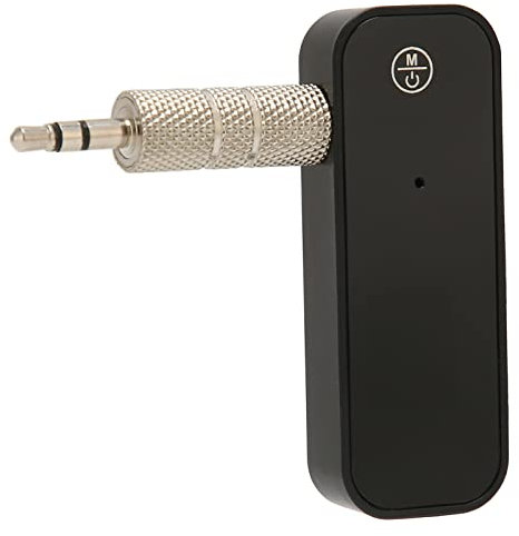 Bluetooth 5.1 Sender Empfänger, Niedrige Latenz mit HD Audio, Aux Bluetooth Audio Empfänger Adapter für Heim Stereo Lautsprecher, TV Projektor Kopfhörer, Plug and Play