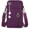 Aucuu Petit Sacoche Telephone Portable Femmes, Sac Téléphone Portable Femme avec Bandoulière Réglable, Oxford Tissu Crossbody Pochette Sacoche Running Armbag pour Téléphone 7''(avec Prise casque), #5