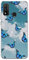 KARTXITAI Cover Compatibile con Huawei P smart S 2020 Custodia Trasparente Slim in Silicone TPU con Assorbimento degli Urti e Anti-Graffio-Farfalla blu
