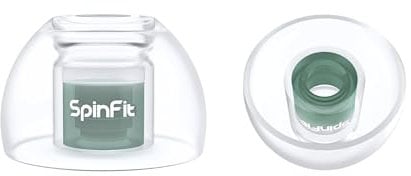 SpinFit Omni for True Wireless Earbuds & IEMs – L – Patentierte Silikon-Ohrstöpsel für Ersatz (1 Paar) (3,7 mm Düsendurchmesser)