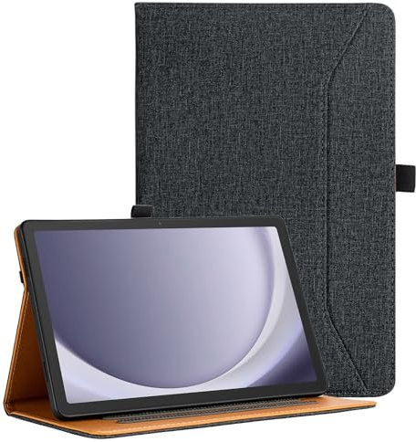 Vakarey Cover Tablet per Samsung Galaxy Tab A9 Plus/+ Supporto Multiangolo Custodia per Samsung Tab A9 Plus 11 Pollici SM-X210/SM-X216,Nero