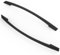 FURNIWARE Paquete de 5 tiradores de zinc negro mate para muebles, distancia entre agujeros de 192 mm, estilo Art Deco, manijas de cocina, dormitorio y baño y cajones