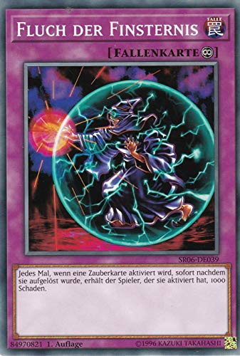 SR06-DE039 - Fluch der Finsternis - Common - 1. Auflage - Deutsch - Structure Deck: Lair of Darkness - mit LMS Trading Fieldcenter-Karte Yugioh