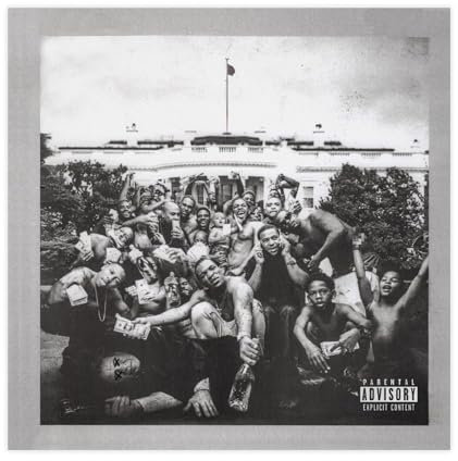 Kendrick Lamar To Pimp A Butterfly Album-Poster, Leinwand-Poster, Schlafzimmer-Dekor, Sportlandschaft, Büro, Raumdekoration, Geschenk, ungerahmt, 30 x 30 cm