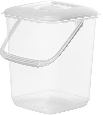Hardys 10L Air Tight Food Storage Container - BPA Free Clear Plastic Airtight Lid Pantry, Kitchen Storage & Organisation Tub - Fresh Dog Food, Flour, Rice, Pasta, Cereal Storage