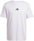 adidas Uomo Essentials Small Logo Single Jersey Tee, Ice Lavender/Black, XS