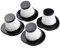 Replacement Vacuum Filters for Handheld Vacuum Cleaner, Washable Reusable Vacuum Filters for VL189 Cordless Vacuum Cleaner Spare Parts(4 PACK)