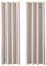 MRTREES Schallschutz Vorhang Schlafzimmer Kälteschutz Beige Gardinen Blickdicht 2er Set, 255 cm Lang, 140 cm Breit, Vorhänge Verdunkelung mit Ösen für Wohnzimmer Kinderzimmer