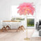 YYUTLUO Lampada Moderna Con Piume, Lampada Da Terra In Piume Di Struzzo Naturale, Altezza 160cm, Palo E Base In Oro, Lampadine A LED G4 A 3 Temperature Di Colore, Soggiorno Camera Letto Per (Rosa)