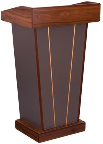 Holzpodiumständer Empfangstresen, Kirchenpodium Kanzel Debatte Konferenz Rednerpult Ständer, Restaurant Hostess Station Rezeption, Lehrer Sprecher Dozent Präsentationen im Klassenzimmer