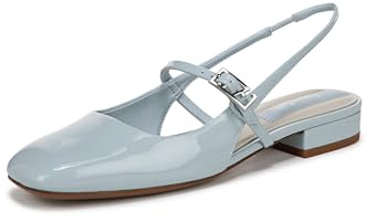 Franco Sarto Womens Destin Ballet Flat Sky Blue Patent 10 M