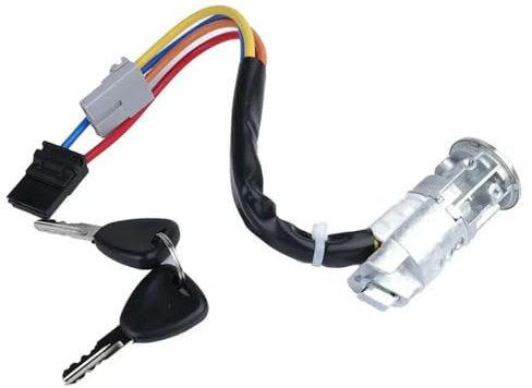 Voiture 7701470736 77014-70736 Cylindre de Serrure d'allumage et clé de Contact pour Renault Kangoo