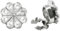 Lot de 2 housses de cache bouton chemise en strass pour décorations, housses de cache bouton chemise femme, housses de bouton manchette à clipser en cristal,Button Embellishments for Dress Suit