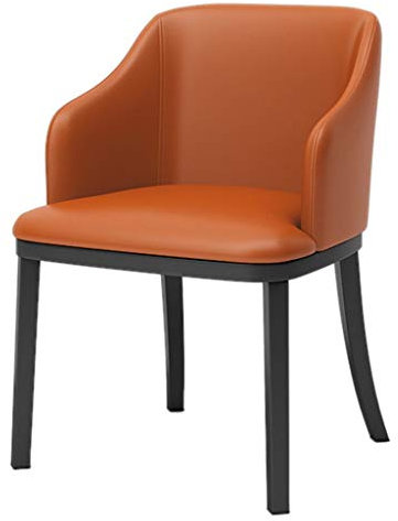 Snowflyk Stühle Esszimmerstühle Sessel Leder (Orange)