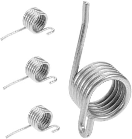 Warmhm 4pcs Mop Bucket Accessories Mops Mop Bucket Parts Mop Washing Pail Wringer Springs Metal Mop Drain Basket Spring Mop Part Metal Mop Pail Spring Stainless Steel Silver