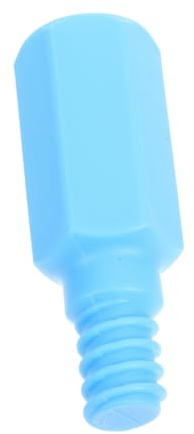 LALADEFIEE 25mm Threaded Handle Mop Stick Adapter Replacement Broom Handle Repair Kit Blue Large Threaded End Cap for Household Extension Pole Replacement and