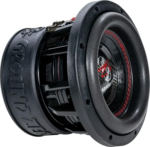 Ground Zero GZHW 20-D1 Hydrogen Series – 20 cm High-Performance Subwoofer | Dual 1 Ohm | 700 W RMS / 1500 W SPL | 63 mm Kupferschwingspule | Klippel® optimiert | Made in Germany
