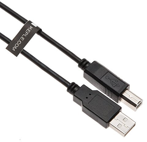 Cable USB Imprimante 3m Compatible avec HP Officejet Pro 8740, Pro 8620, 3831, HP Deskjet 2544, 2540, CANON PIXMA MG5650, Selphy CP1200 | Cordon d'impression Male USB Vers USB B Epson, Samsung, Dell