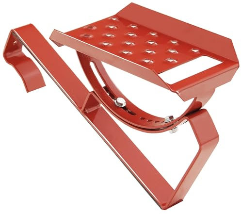Einzeltritt Dachtritt 25cm für Dachziegel und Biberschwanzziegel zum Einhängen (RAL 3011 - Rot)