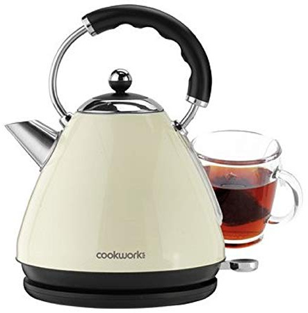 Kettle Stainless 360 Degree Base Steel Cookworks - Almond