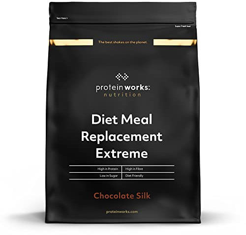 THE PROTEIN WORKS - Substitut De Repas Diététique Extrême | Repas complet 200 calories | Perte de poids | Healthy diet | 33 Servings | Chocolat Onctueux | 2kg