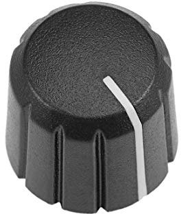 sourcing map 30Stk.6mm Eingelegen Achse 15x13,5mm Plastik Potentiometer Dreh Knopf Töpfe
