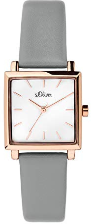 s.Oliver SO-3711-LQ Armbanduhren Grau-rosé