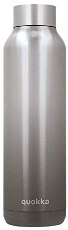 Quokka Solid Umbra Bouteille d'eau isotherme à double paroi en acier inoxydable sans BPA pour enfants et adultes 630 ml