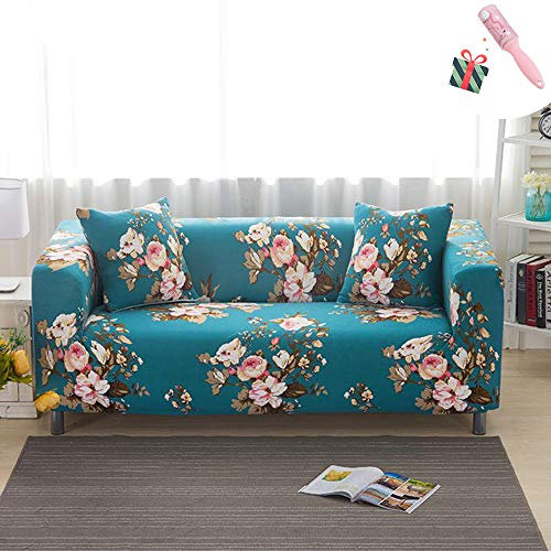 Sofabezug Sofa Überwürfe 3 Sitzer, Morbuy Modern L Form Ohne Armlehnen Ecksofa Sofa Abdeckung Sofahusse Elastisch Stretch Spandex Antirutsch Couchbezug Sesselbezug (4 Sitzer,Einzigartig)