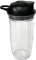 Veterger Pièces de rechange avec couvercle To-Go, compatible avec NutriBullet Blender Combo, NutriBullet Pro 1000 et NutriBullet Select 2.0 (710 ml)
