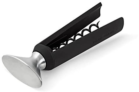 Rosendahl, Sacacorchos Abridor de acero inoxidable y plástico de 15,2 cm, color negro y acero