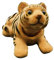 iSpchen Wackelfigur Auto Wackeldackel Puppe Tiger Figur Ornamente Mini Tierfiguren Wackelkopf Spielzeug Ornament Auto Armaturenbrett Dekoration Autozubehör Innenraum für Auto Büro Home