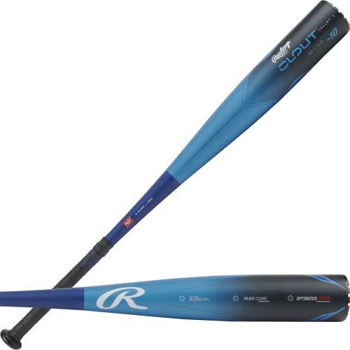Rawlings Jungen Clout Baseballschläger, 2023-Blau/Schwarz, 28 | -10