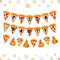 Fangleland Pizza Party Banner, Pizza Party Zeit Wimpel Banner Dekorationen - Fast Food Thema Schild Girlande für Babyparty, Geburtstag