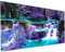 YALKIN DIY Große Malen nach Zahlen für Erwachsene Anfänger 90 x 40cm, ohne Rahmen DIY Blau Wasserfall Geschenk Leinwand Ölgemälde Acrylfarben Kits Zeichnung Malerei mit Zubehör für Heimdekoration