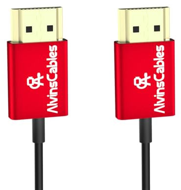 Alvin's Cables 8K HDMI 2.1 Cable 48Gbps Cable HDMI Ultrafino de Alta Velocidad para Atomos Ninja-V 4K-60P 6K-Record, Z-CAM, para Canon-C70, para Sony A7S3|A9|A74 70cm|27.6inches