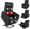 Power Massage Lift Recliner Chair with Heat & Vibration, Soft Padded Massage Chair, Electric Riser Recliner Sofa with Remote Side Pocket - Black
