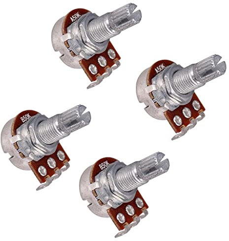 Dickly 50k Pot Split Shaft Guitar Volume/Control Potentiometer Potentiometer