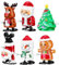 Toyvian 6 Stücke Kinder Weihnachten Aufziehspielzeug Schneemann Dekofigur Lustige Aufziehfigur Rentier Weihnachtsmann Figur Pinguin Weihnachtsfiguren Geburtstag Mitgebsel Spielzeug