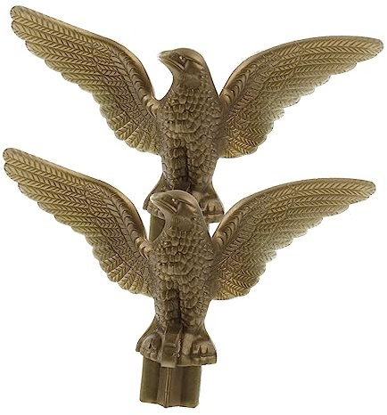 BESPORTBLE 10 STK Fahnenmast Adlerkopf Fahnenmastspitzen Adlerkopf Adlerfahnenmast Golddekor Flagge Fahnenmastkopf Topper für Fahnenmast draussen Kamm Klemmleiste schmücken