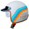 Casco Moto Jet Vintage Con Visiera Parasole,Casco Demi-Jet Retrò Omologato ECE Ciclomotore 3/4 Casco Moto Aperto,Casco A Scodella Caschi Cromwell,Per Uomo Donna 5,M:57-58CM