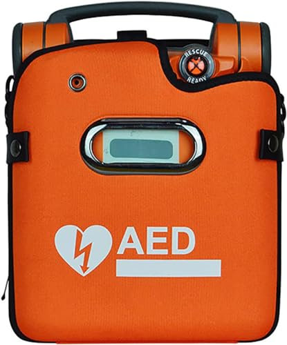 HDCCDM Robuste AED-Aufbewahrungstasche, Tragbare AED-Aufbewahrungstasche, Notfall-Instrumentenbehälter Mit Verstellbaren Schultergurten, Auffällige Farbe, Geeignet Für AED120G5
