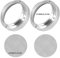LUCKNIGHT 2 Piezas 51mm Embudo Dosificador Magnético, Anillo Dosificador Cafe, Embudo Cafetera Accesorios, con 2 Filtros de Café, para Filtros de Kaffee de 51 mm, Dosificación Precisa de Café Molido